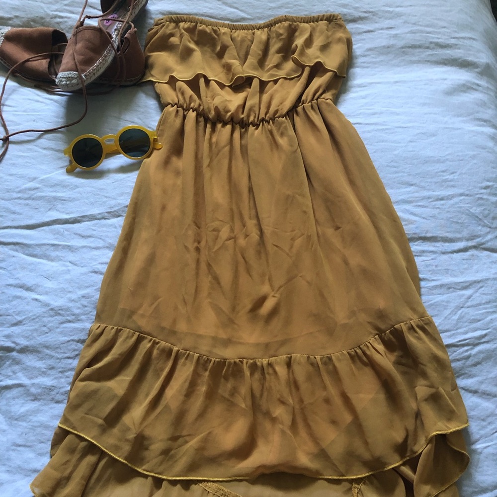 Strapless dress